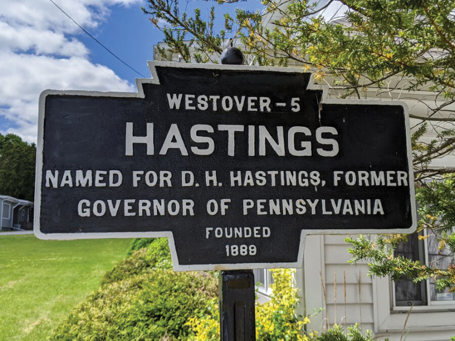 Hastings roadside marker